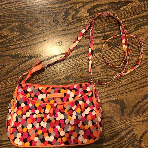 Vera Bradley Pixie Confetti Little Crossbody NWOT - Picture 3 of 8
